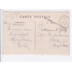 MORET: inondation de moret 1910 sauvetage des familles delanoue et laudinet par le 3e génie, philatélie - très bon état