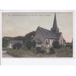 RICARVILLE: environs de fauville, église et cimetière - très bon état
