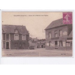 YEBLERON: place de la mairie et de l'église - très bon état
