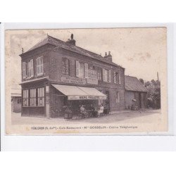 YEBLERON: café-restaurant M. Gosselin, cabine téléphonique, biere paillette, byrrh - état