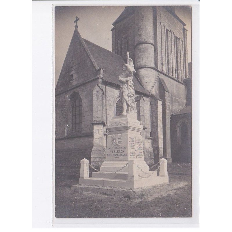 YEBLERON: aux enfants de yebleron, morts pour la france, monument aux mort - très bon état