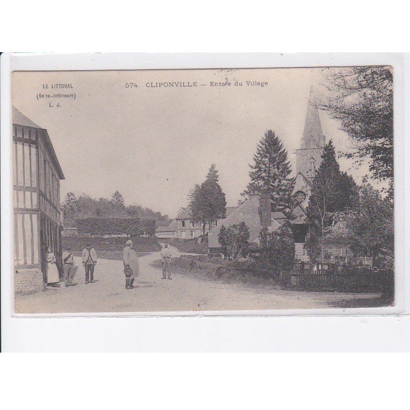 CLIPONVILLE: entrée du village - très bon état