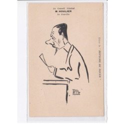 ROUEN: au conseil général, M. Houlier de fauville, Pol Pitt, lisez la "depeche de rouen" - très bon état