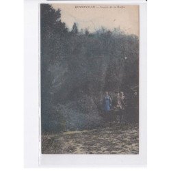 SENNEVILLE: lavoir de la roche (rare en couleur) - état