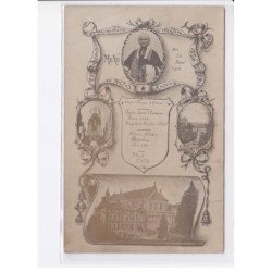 ROUEN: menu du 30 mars 1911, 25e anniversaire de ministère au pensionnat - état