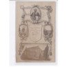 ROUEN: menu du 30 mars 1911, 25e anniversaire de ministère au pensionnat - état