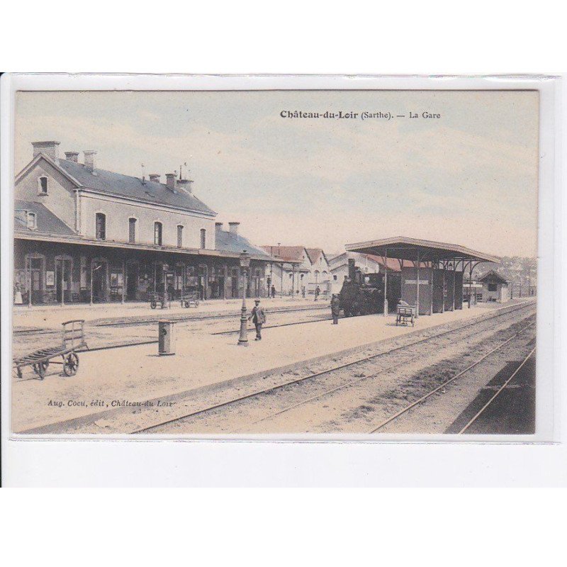 CHÂTEAU-du-LOIR: la gare - très bon état