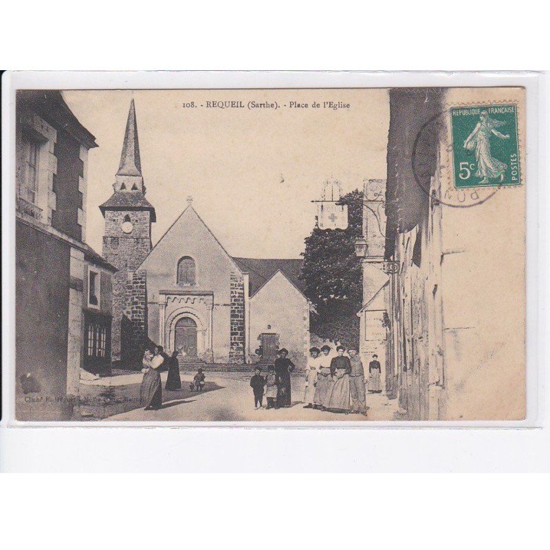 REQUEIL: place de l'église - très bon état