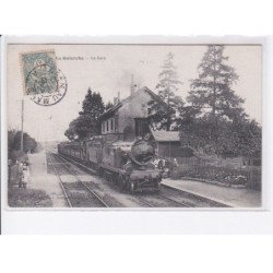 LA GUIERCHE: la gare, train, rail - très bon état