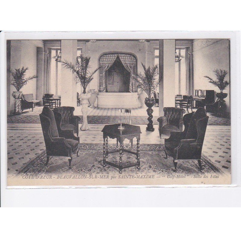 BEAUVALLON-sur-MER: "golf-hôtel" salle des fêtes - très bon état