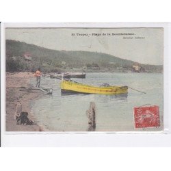 SAINT-TROPEZ: plage de la bouillabaisse, bateau - très bon état