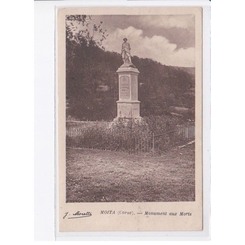 MOITA: monument aux morts - très bon état