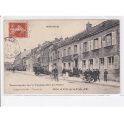 MONTMEDY: hôtel et café de la croix d'or, automobile, vélo, V. Gaullard - état