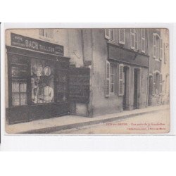 DUN-sur-MEUSE: une partie de la grande-rue, bach tailleur, corsets, chapeaux - état