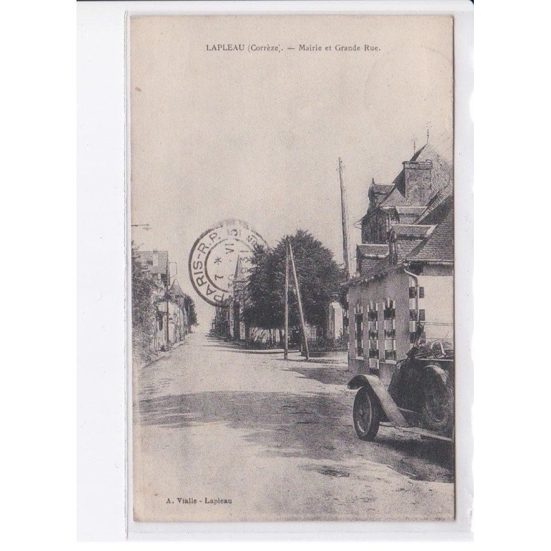 LAPLEAU: mairie et grande rue - très bon état
