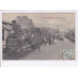 PONT-AUDEMER: arrivée du train, gare - état