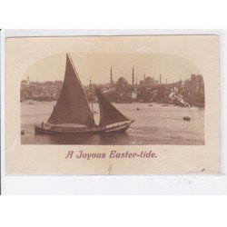 TURQUIE: istambul constantinople bateau, ville - état
