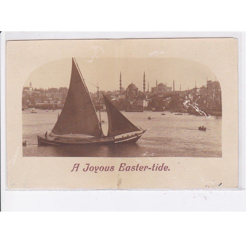 TURQUIE: istambul constantinople bateau, ville - état