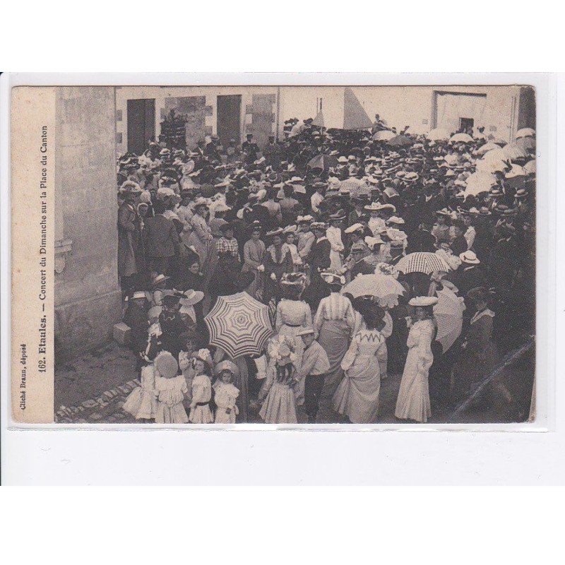 ETAULES: concert du dimanche sur la place du canton - état