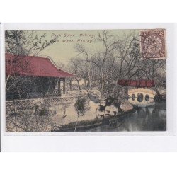 CHINE: PEKIN: park scène - très bon état