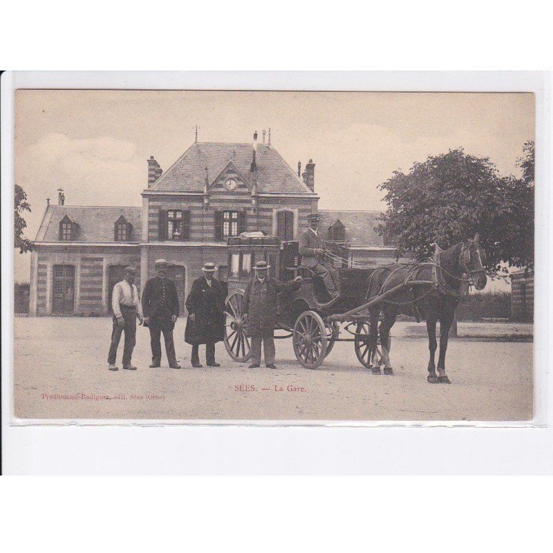 SEES: la gare, attelage - très bon état