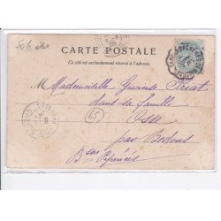 BAGNERES-de-BIGORRE: femmes vendant du bois, attelage - état