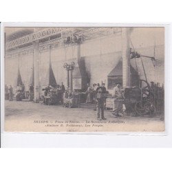 NEVERS: place de nievre, la serrurerie artistique, les forges - état