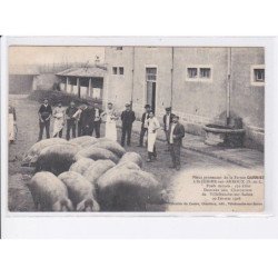 SAINT-DIDIER-sur-ARROUX: porcs provenant de la ferme garnier destinés aux charcutiers - très bon état