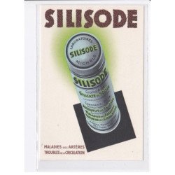 PUBLICITE: laboratoires silisode, maladies des artères troubles de la circulation vue aérienne 10x15 - très bon état