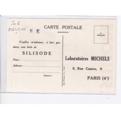 PUBLICITE: laboratoires silisode, maladies des artères troubles de la circulation vue aérienne 10x15 - très bon état