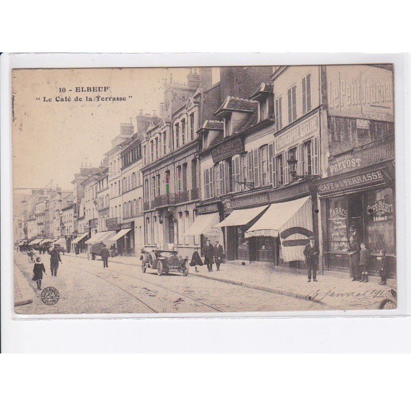 ELBEUF: "le café de la terrasse", automobile - très bon état