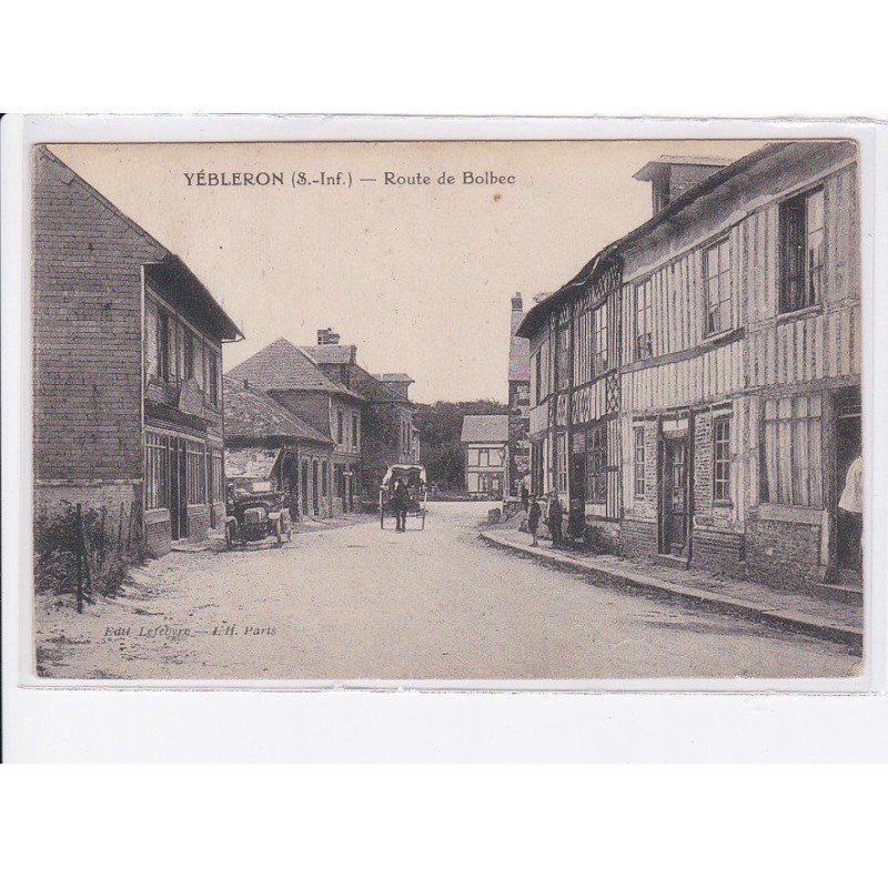 YEBLERON route de bolbec, automobile, attelage - très bon état