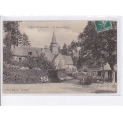 CLEVILLE: la place de l'église - très bon état