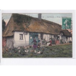 FAUVILLE: ferme cauchoise (rare en couleur) - très bon état