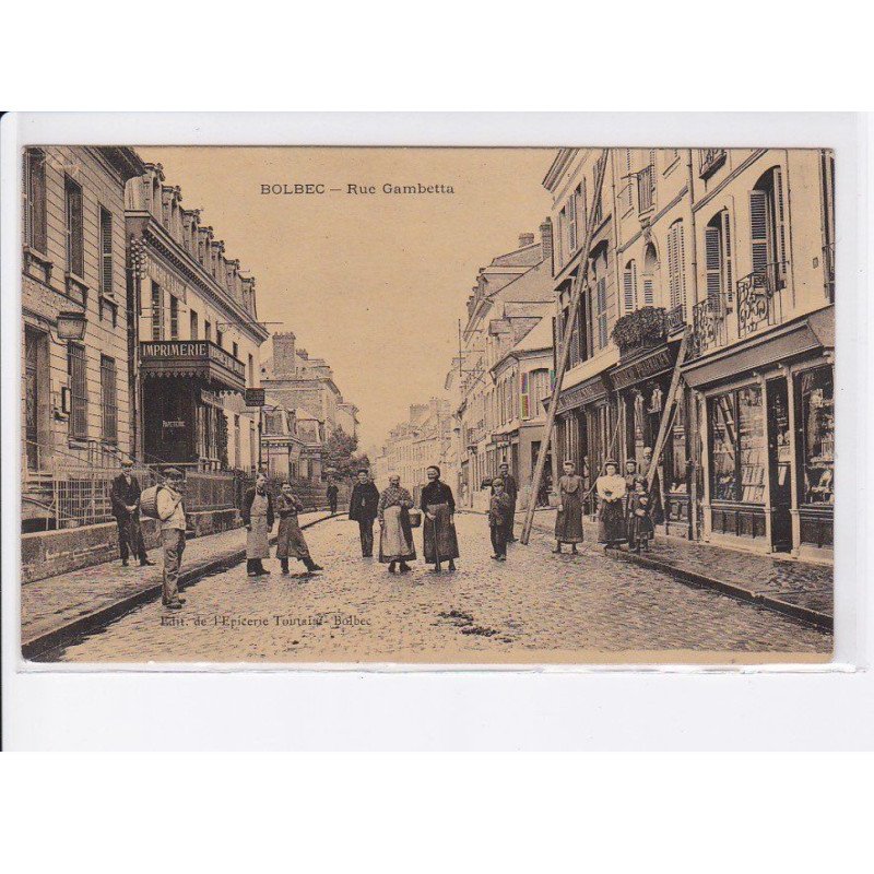 BOLBEC: rue gambetta - très bon état