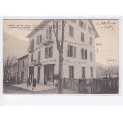 CHALLES-les-EAUX: café-restaurant de la mairie, appartements meublés à louer - très bon état