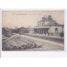 LA FERTE-BERNARD: gare de l'ouest, intérieur, train, rail, bois - très bon état