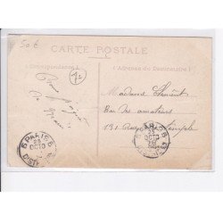 MAMERS: souvenir de la fête des pompiers 11 juillet 1909 - très bon état