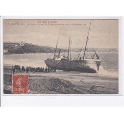SAINT-JEAN-de-LUZ: "la corine" du port de nantes, échouée en rade le 13 décembre 1904 - très bon état