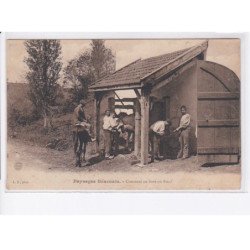 PYRENEES-ATLANTIQUES: paysages béarnais, comment on ferre un boeuf, ferrage - très bon état