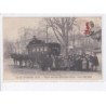 NEUILLY-sur-SEINE: ile de la grande jatte, départ des tous petits pour l'école hiver 1907-1908 attelage - état