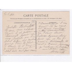 NEUILLY-sur-SEINE: ile de la grande jatte, départ des tous petits pour l'école hiver 1907-1908 attelage - état