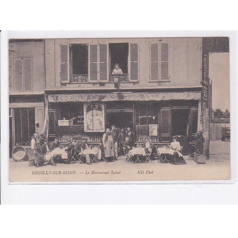 NEUILLY-sur-SEINE: le restaurant loisel, 30 rue de sablonville - très bon état