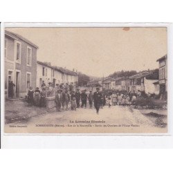 SOMMEDIEUE: rue de la neuveville, sortie des ouvriers de l'usine verdun - état
