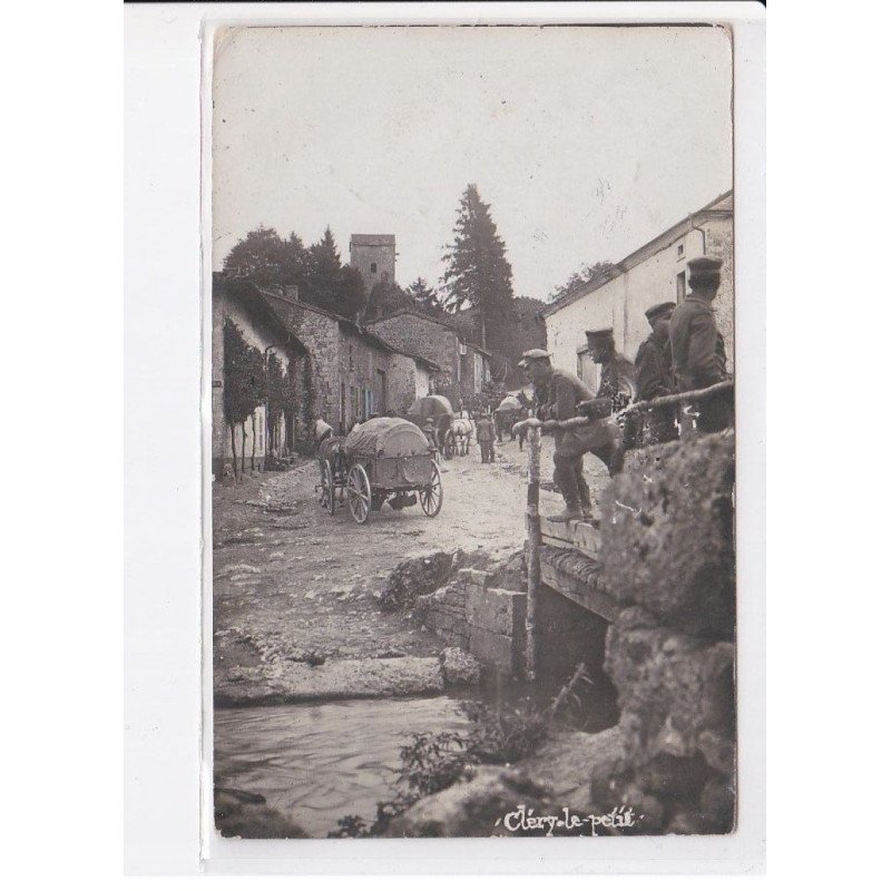 CLERY-le-PETIT: militaires, attelage - très bon état