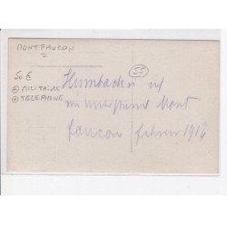 MONTFAUCON: militaire, téléphone - très bon état