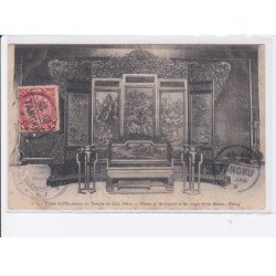 CHINE: pékin, trône de l'empereur au temple du ciel, tangku, philatelie - très bon état