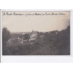 SAINT-LUBIN: environs AUTHON-du-PERCHE: vue, clocher d'église - très bon état