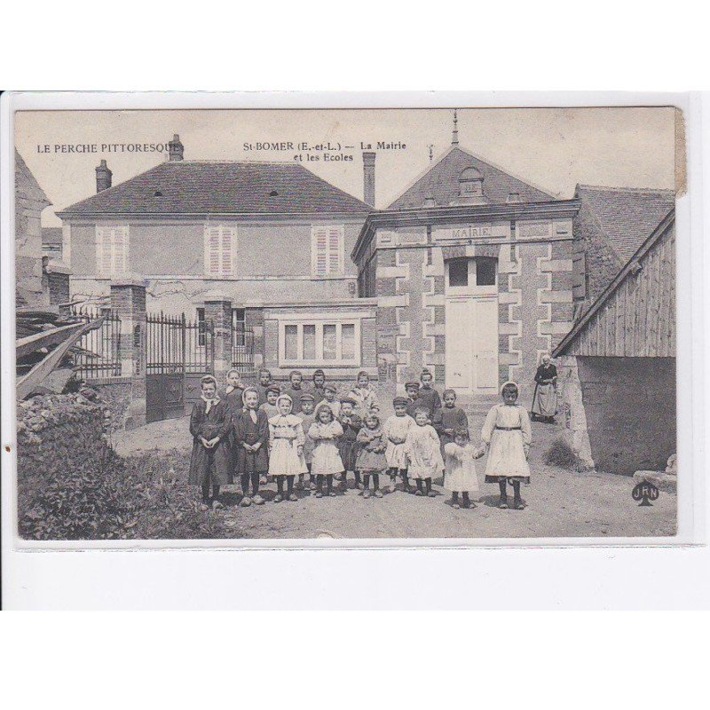 SAINT-BOMER: la mairie et les écoles, le perche - très bon état