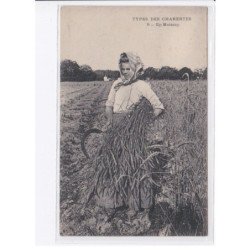 TYPES DES CHARENTES : en moisson - état